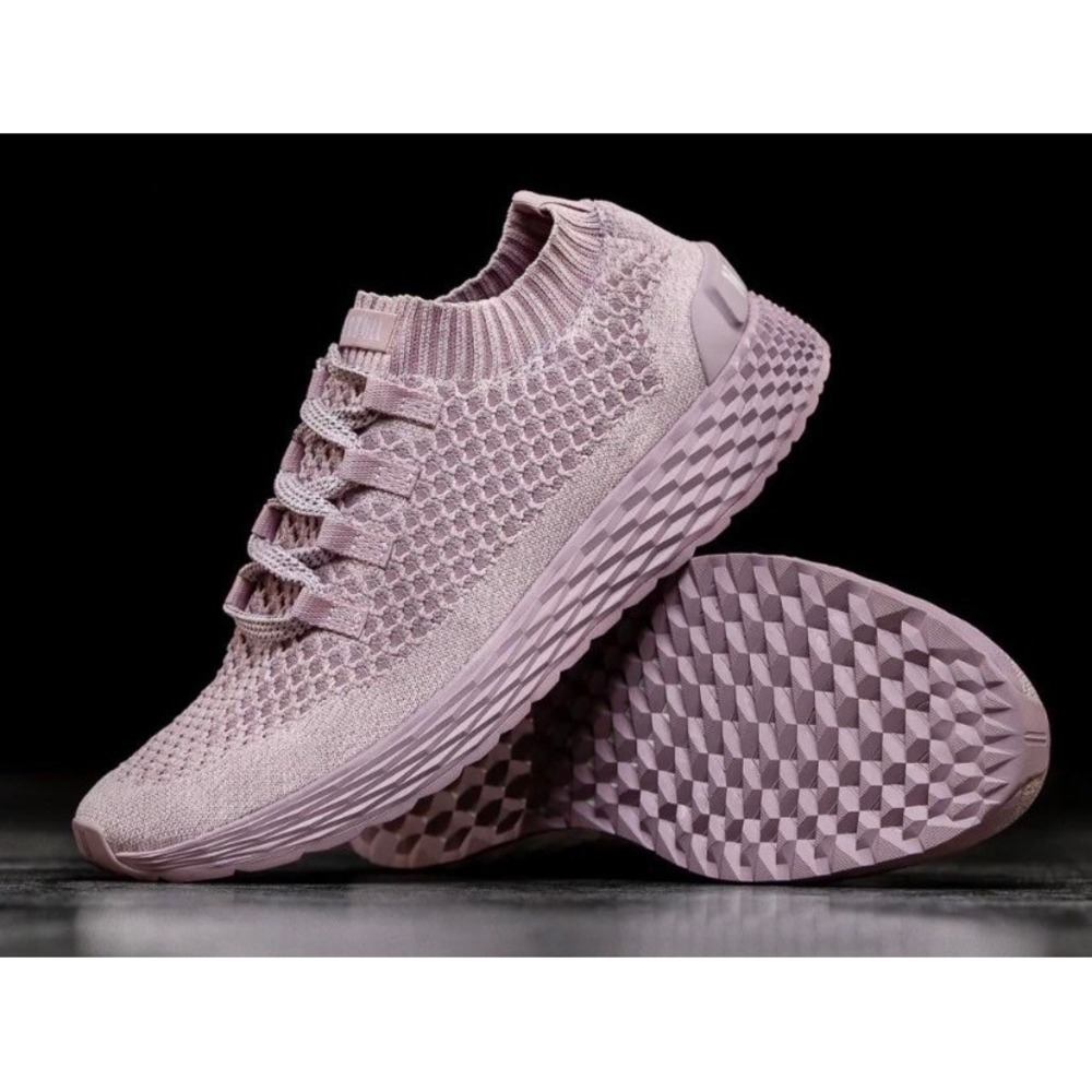 NOBULL Allday Knit Runner Mauve Purple Training Shoes Mens 11.5 Womens 13